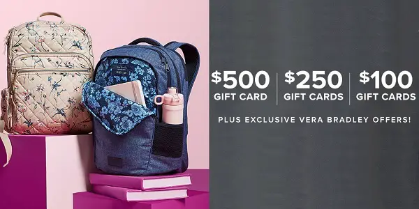 Vera Bradley Back to School Sweepstakes 2020