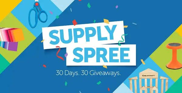 School Specialty Supply Spree Sweepstakes 2020