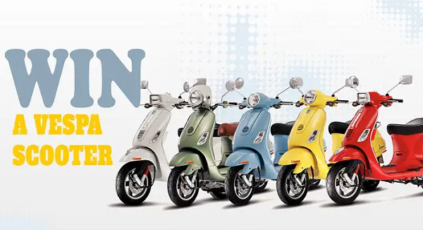 Bud Light Vespa Scooter Giveaway