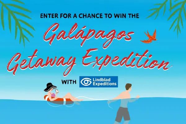 Galapagos Getaway Expeditions Sweepstakes 2021