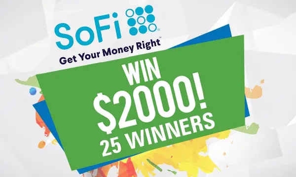 SoFi Fifty K Sweepstakes (25 Winners)