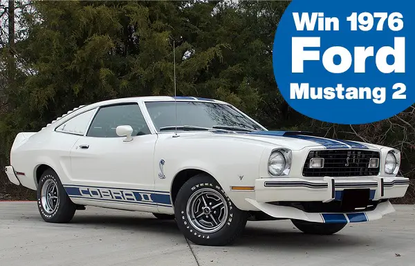 Ford Mustang 2 Giveaway 2021