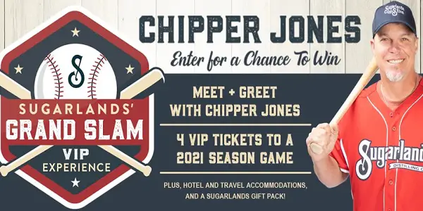 Sugarlands Grand Slam Experience Sweepstakes