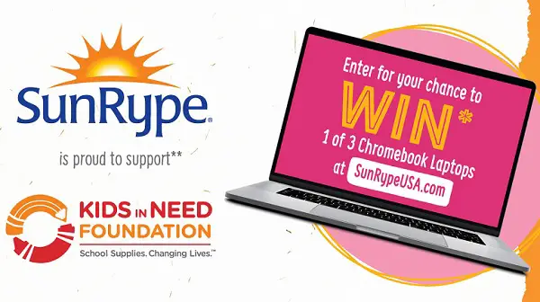 SunRype Back to School Sweepstakes