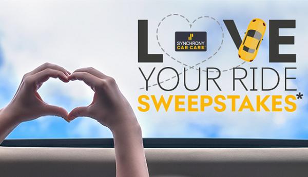 Synchrony Bank Love Your Ride Sweepstakes (505 Winners)
