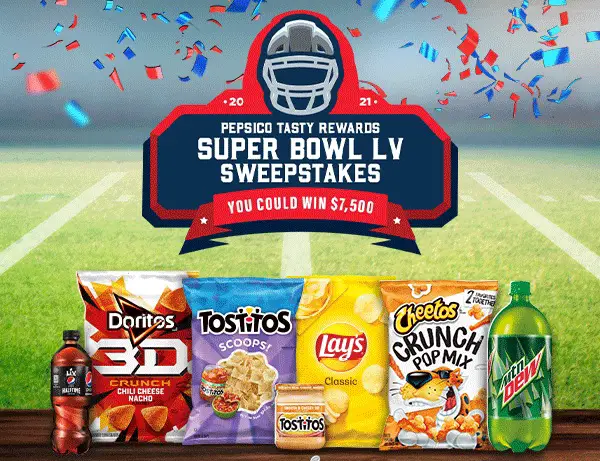 Tasty Rewards Super Bowl LV Sweepstakes