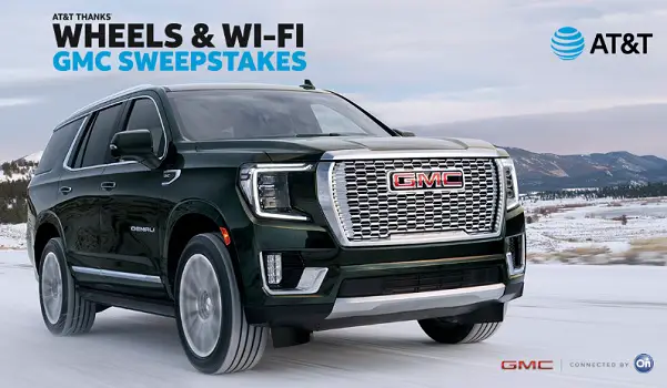 AT&T Wheels & Wi-Fi GMC Sweepstakes 2021
