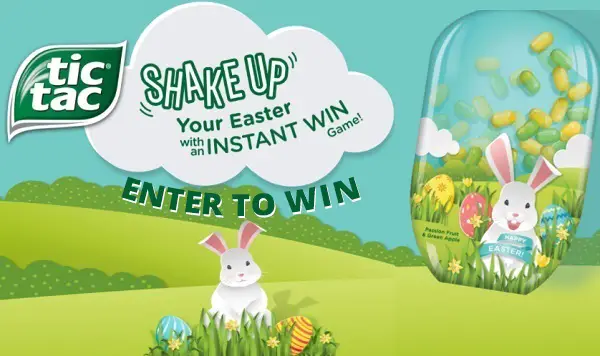 Tic Tac Shake It Up Easter Game Sweepstakes 2021