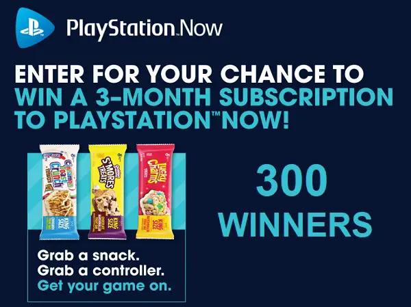 PlayStation Now Sweepstakes 2021