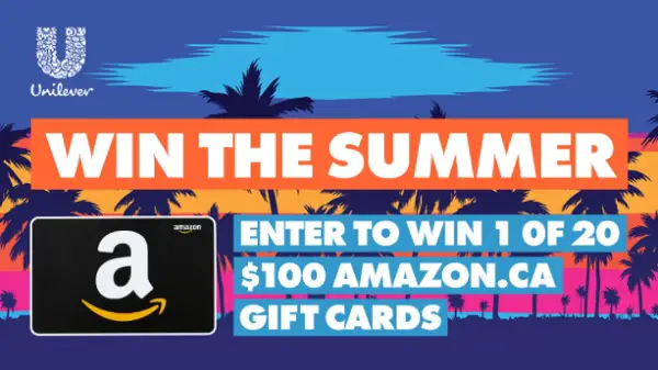 Unilever $100 Amazon Gift Card Giveaway
