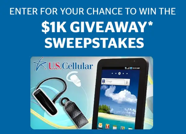 U.S. Cellular $1000 Gift Card Giveaway