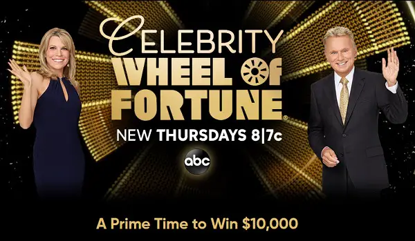 Wheel of Fortune Celebrity Giveaway: Win $10000 Cash (20 Winners)