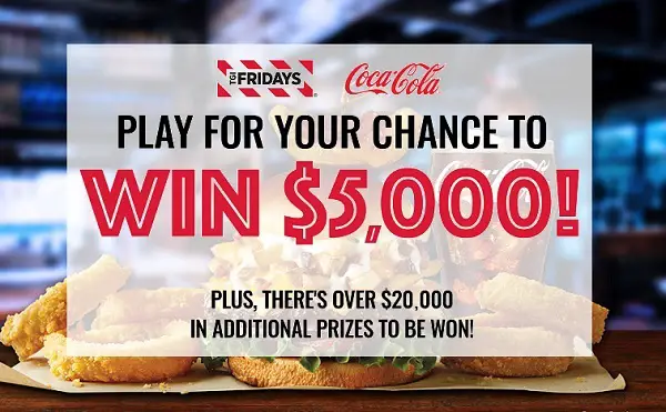 Win With Fridays Sweepstakes and Instant Win Game (414 Winners)