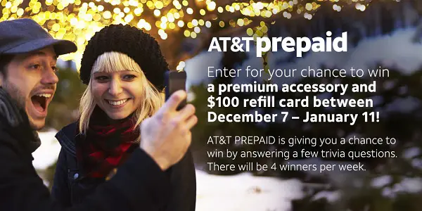 AT&T 2020 Prepaid Sweepstakes (20 Winners)