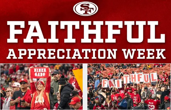 49ers Fan Appreciation Sweepstakes: Daily Prizes!