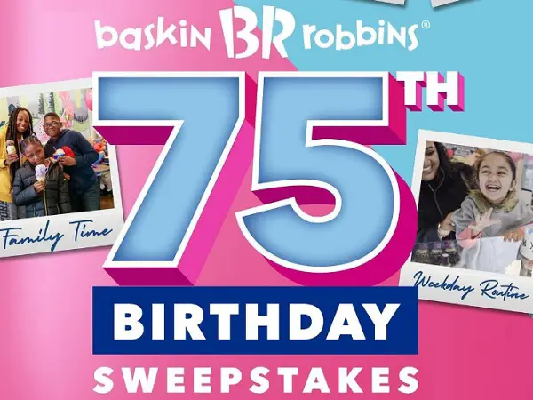 Baskin-Robbins 75th Birthday Sweepstakes