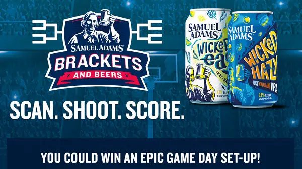 Sam Adams Brackets and Beers Sweepstakes (294 Prizes)