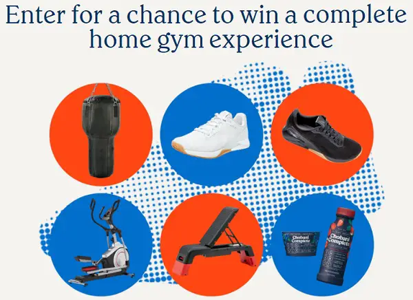 Chobani Reebok Home Gym Makeover Sweepstakes