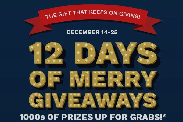 Cinemark’s 12 Days of Christmas Giveaways