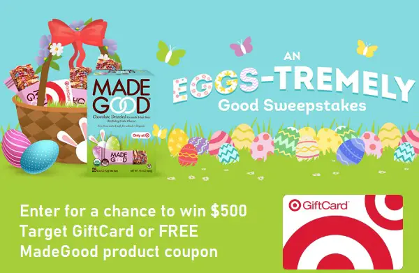 Egg-Stremely Made Good Sweepstakes (669 Prizes)