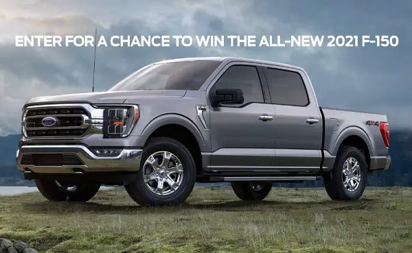 2021 Ford 150 Sweepstakes On f150drive.com