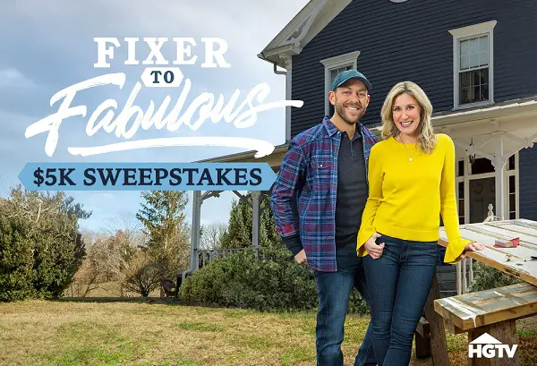 HGTV.com Fixer to Fabulous Sweepstakes