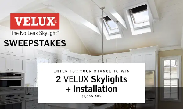 HGTV Velux Skylight Sweepstakes