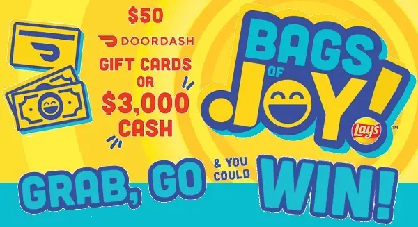 Lay’s Bags of Joy Sweepstakes on Laysforjoy.com
