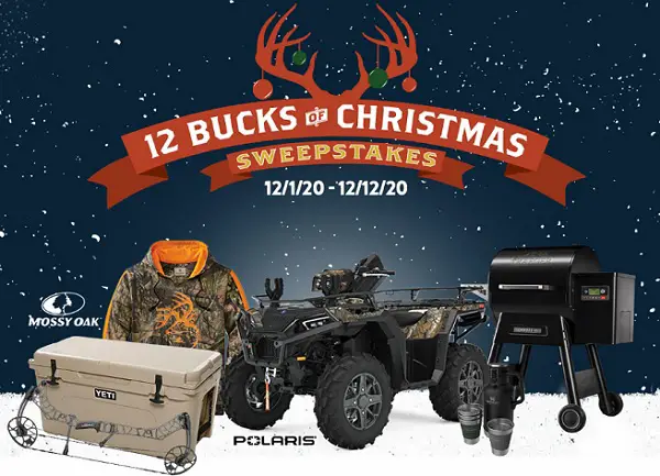 Legendary Whitetails 12 Bucks of Christmas Sweepstakes 2020