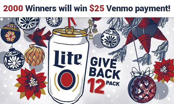 Miller Lite Give Back Instant Win Game (2000 Winners)