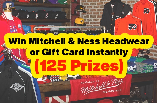 Mitchell & Ness Budweiser Instant Win Game (125 Prizes)