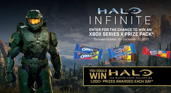 Nabisco Halo Infinite Sweepstakes (1200+ Daily Entries)