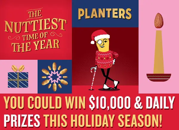 Planters Nuttiest Time of Year Giveaway (40 Winners)