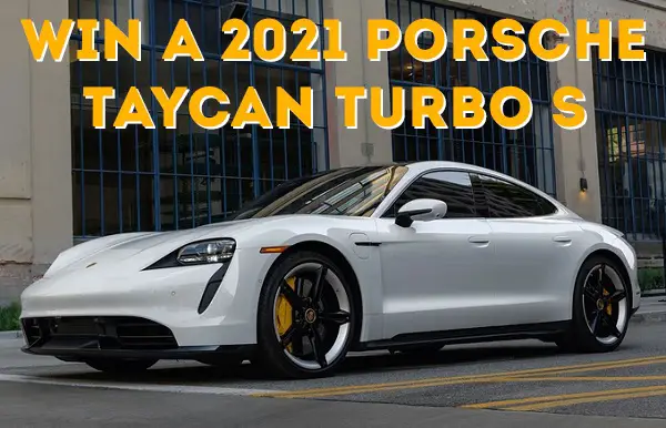 Omaze Porsche Taycan Sweepstakes 2021