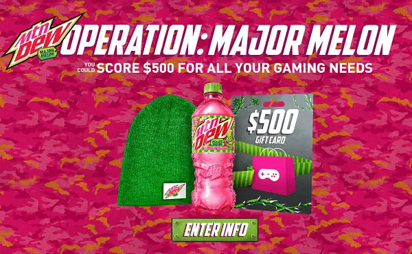 Operation MTN Dew Major Melon Instant Win Game