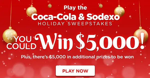 Sodexo Play This Holiday Sweepstakes 2020