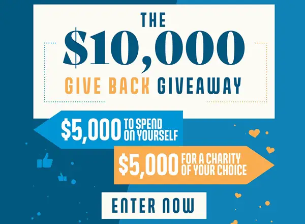 TapOnIt Give Back Giveaway: Win $10000 Cash!