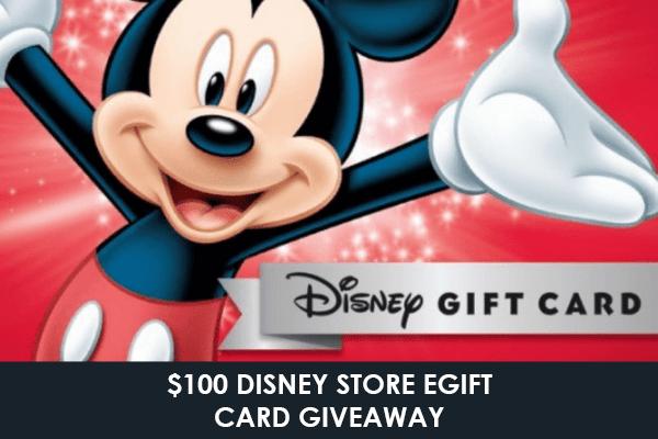 $100 Disney Store e-Gift Card Giveaway
