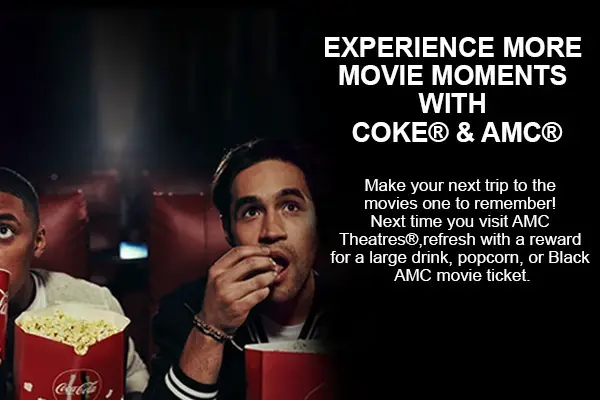 Coca-Cola - AMC Theatres Instant Win Game 2021 (684,629 Prizes)