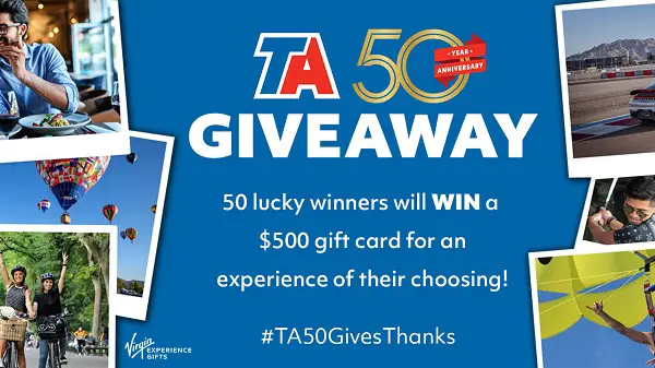 TA Operating $500 Virgin Experience Gift Card Giveaway (50 Winners)