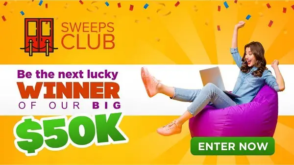 Sweepsclub $50k Cash Giveaway 2021