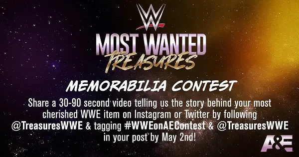 WWE Most Wanted Treasures Memorabilia Contest