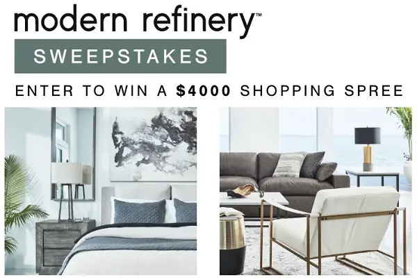 Modern Refinery Ashley Furniture Sweepstakes 2021
