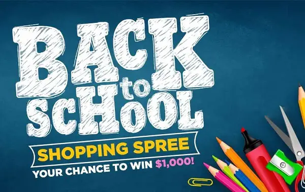 Back To School Shopping Spree Giveaway