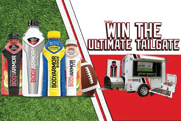 BodyArmor Football Tailgate Sweepstakes