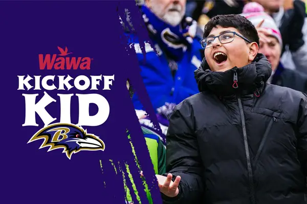 Win Game Tickets in Baltimore Ravens Kickoff Kid sweepstakes