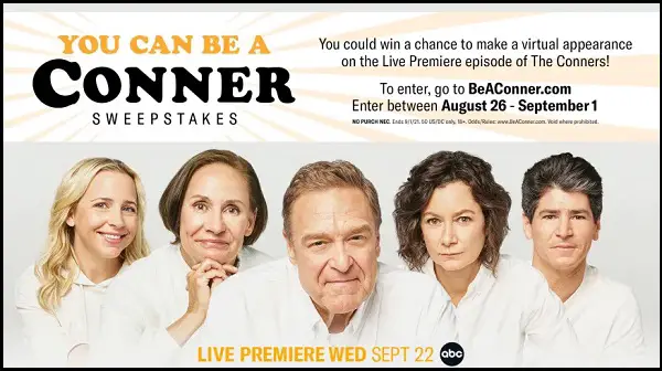 ABC - You Can Be A Conner Sweepstakes (50 Winners)