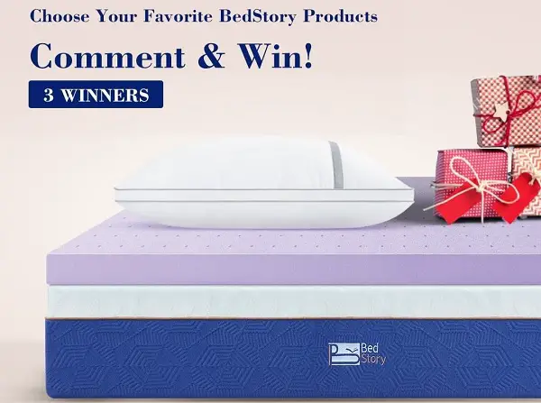 Bedstory Instagram Giveaway (3 Winners)