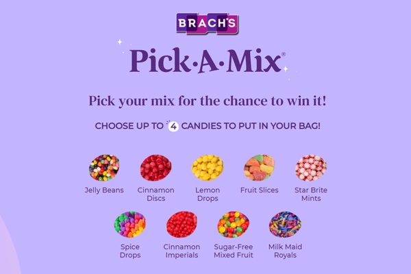 Win candy bags Pick-a-Mix Sweepstakes