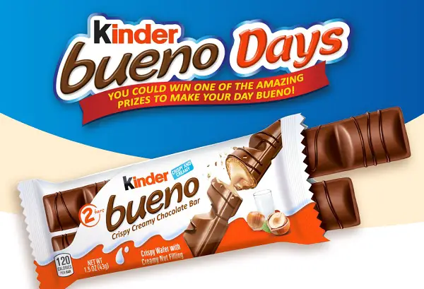 Kinder Bueno Days Sweepstakes (680 Winners)